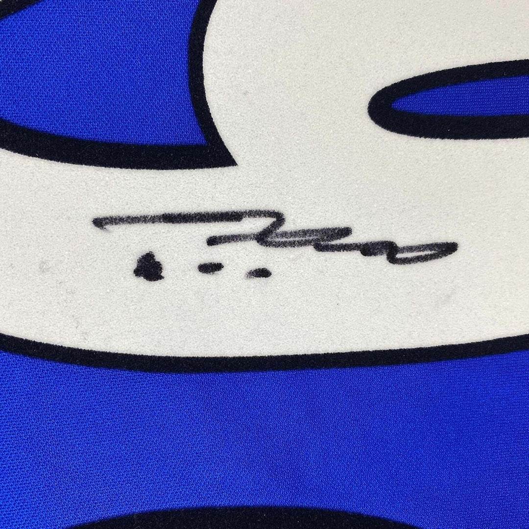 Framed Autographed/Signed John Terry 33x42 Chelsea FC Blue Soccer Jersey BAS COA