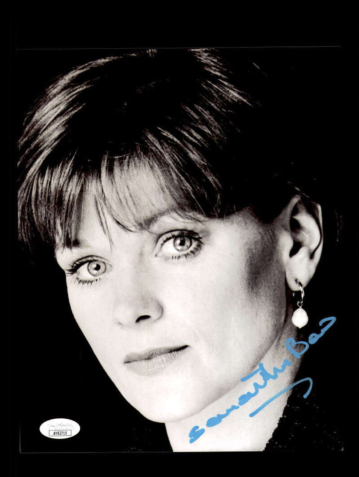 Samantha Bond JSA Coa Signed 8x10 Photograph James Bond Autograph