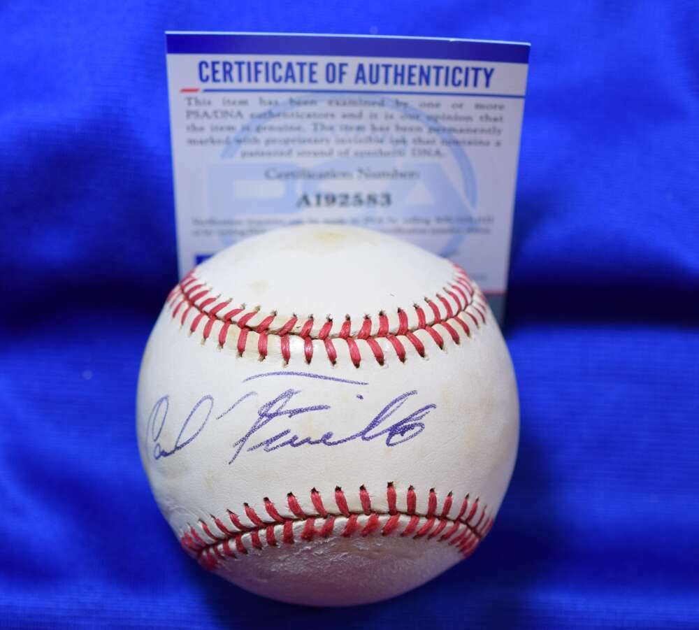 Carl Furillo PSA DNA Coa Autograph Feeney National League Signed Baseball