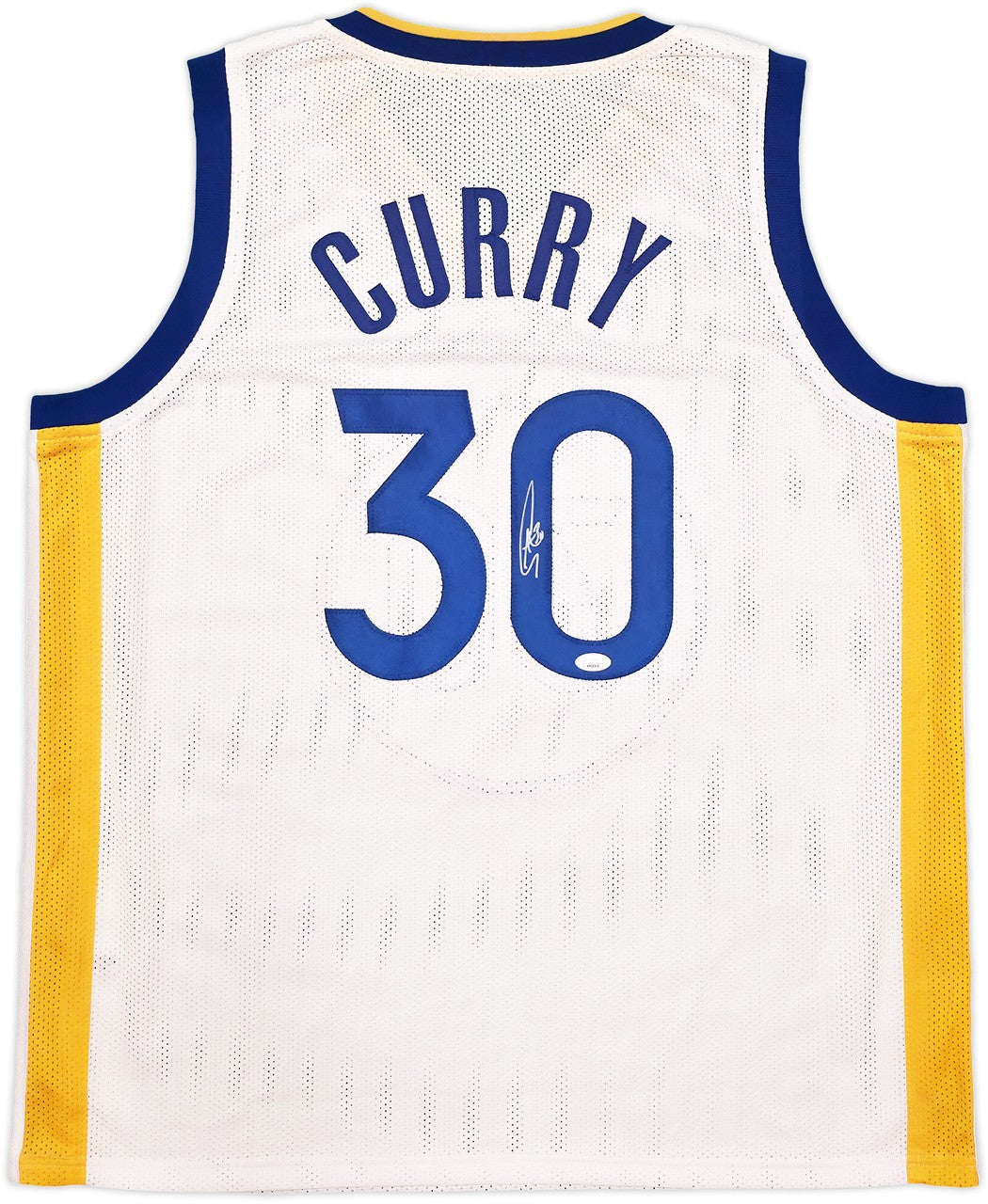 Golden State Warriors Stephen Curry Autographed Signed White Jersey JSA