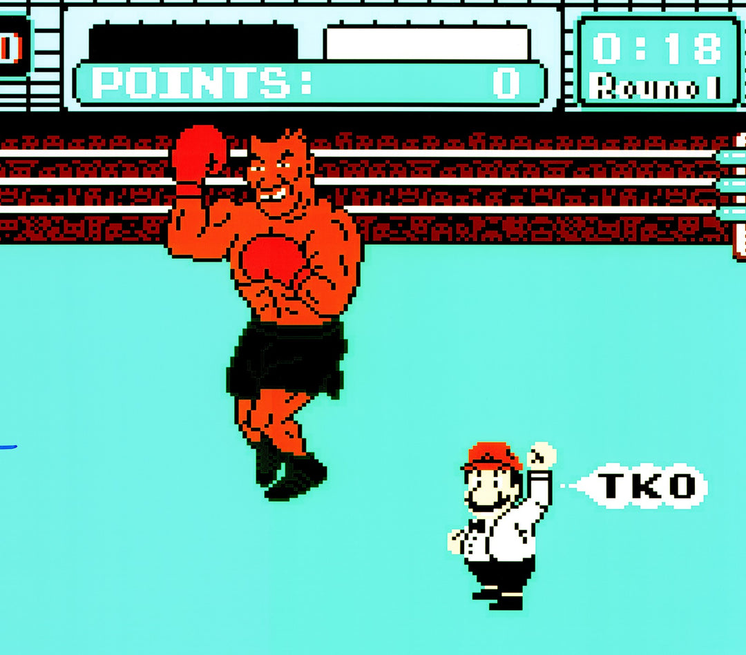 Mike Tyson Signed 16x20 Photo Nintendo NES Punch-Out!! Beckett