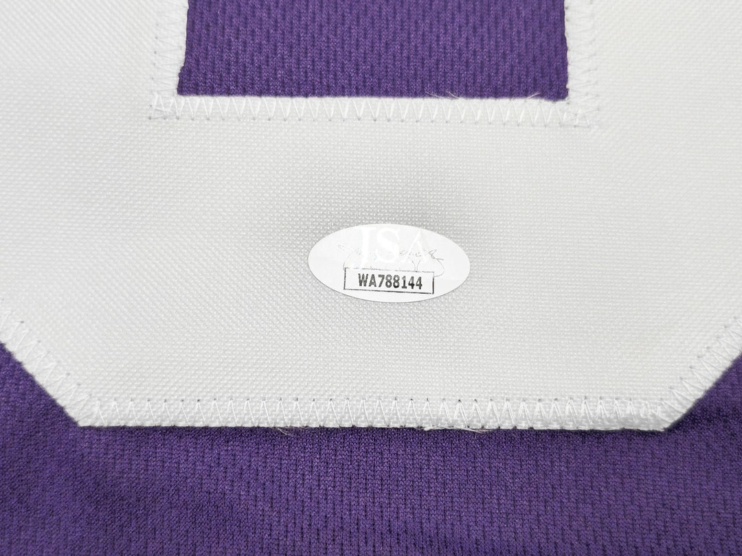 Minnesota Vikings Anthony Carter Autographed Signed Purple Jersey JSA