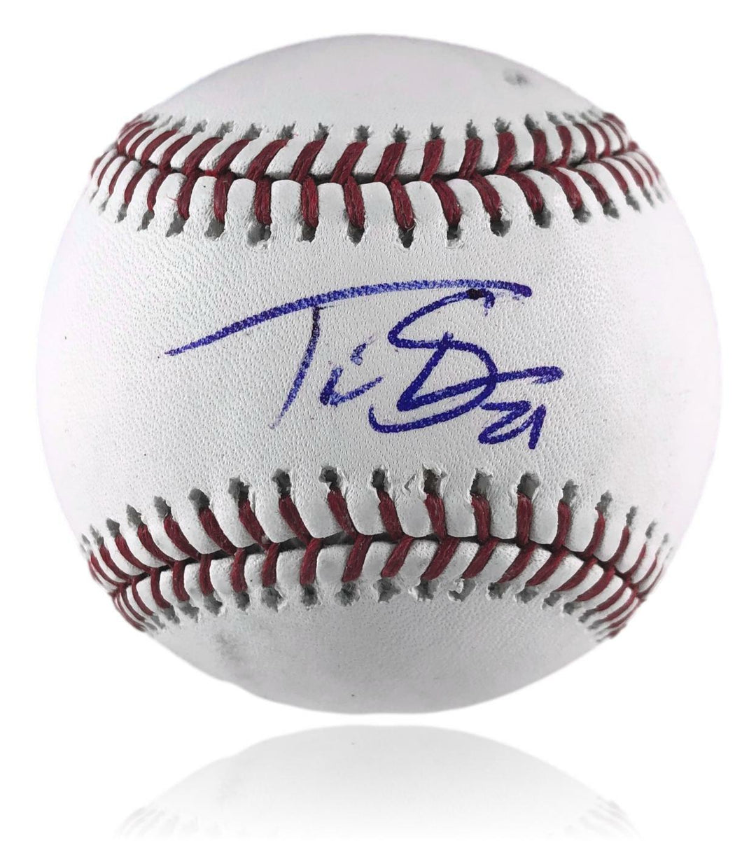 Travis Shaw Autographed OMLB Baseball Red Sox Blue Jays JSA COA Signed
