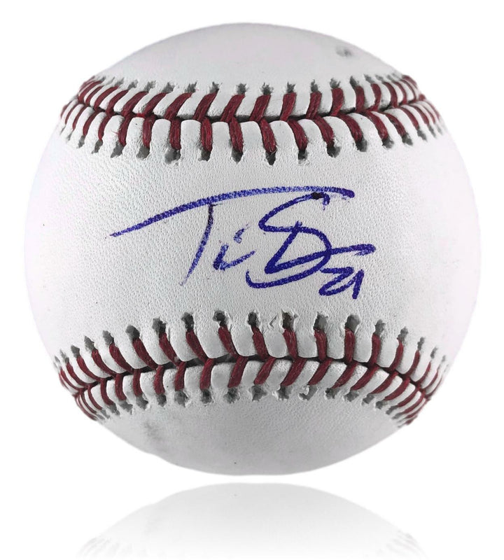 Travis Shaw Autographed OMLB Baseball Red Sox Blue Jays JSA COA Signed