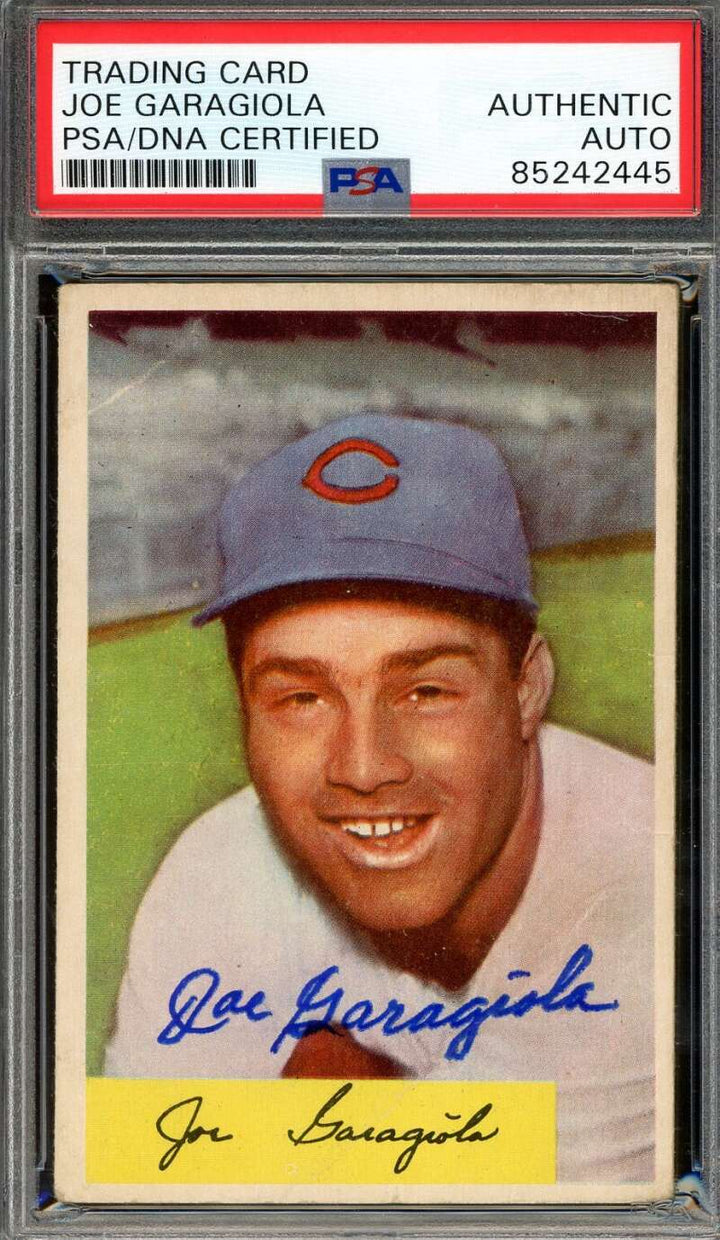Joe Garagiola PSA DNA Signed 1954 Bowman Autograph