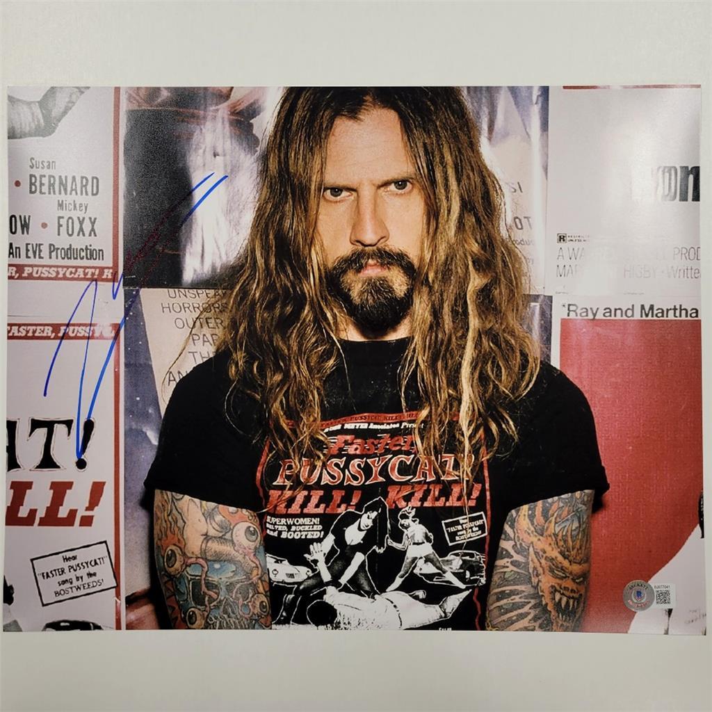 Rob Zombie signed 11x14 photo autograph ~ Beckett BAS Holo