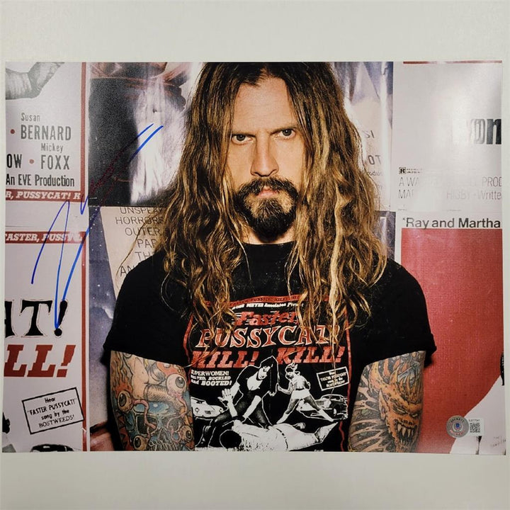 Rob Zombie signed 11x14 photo autograph ~ Beckett BAS Holo