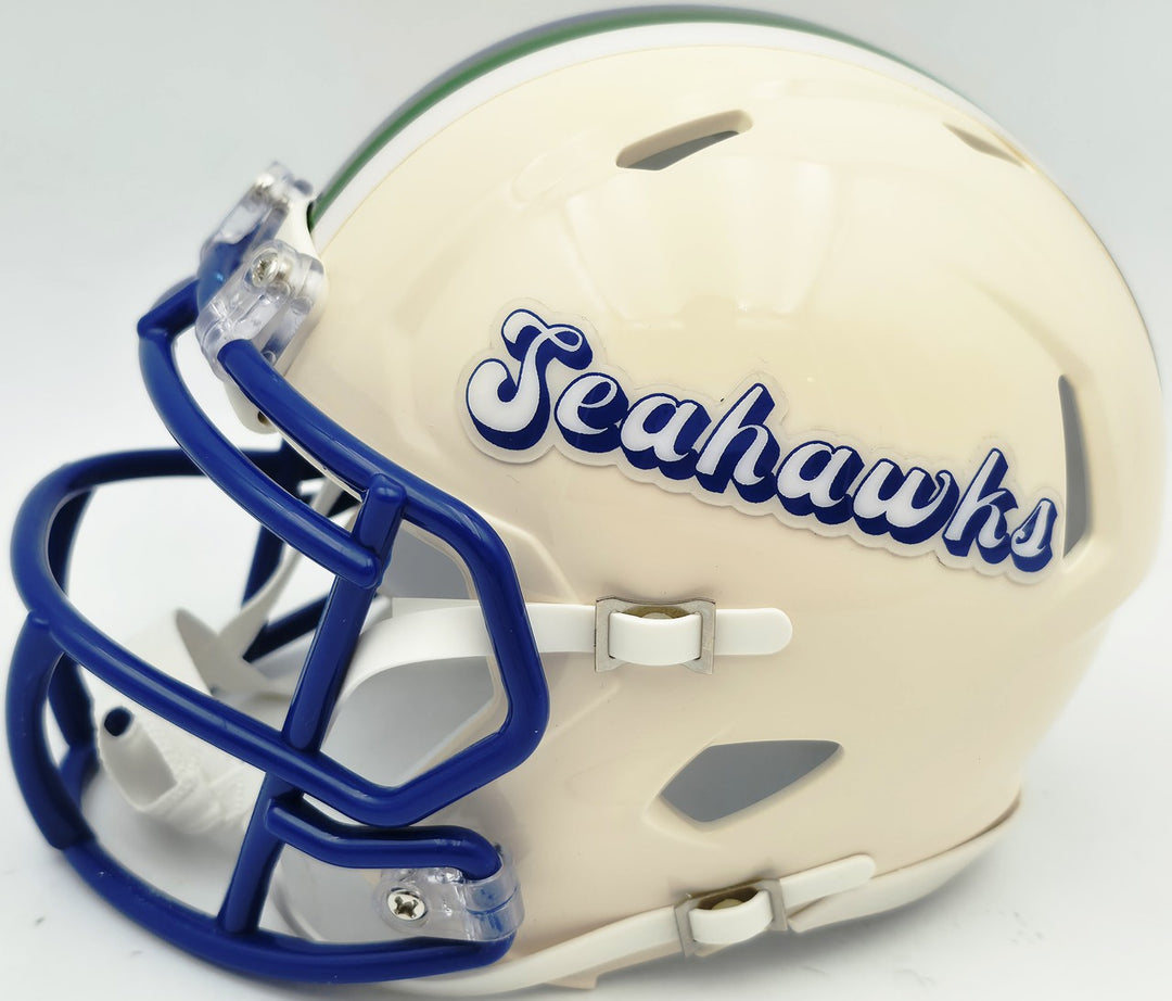 Michael Dickson Signed Seahawks Cream Retro Speed Mini Helmet MCS COA