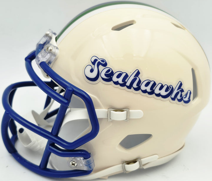 Michael Dickson Signed Seahawks Cream Retro Speed Mini Helmet MCS COA
