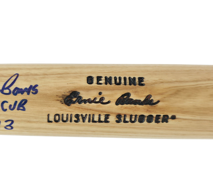 Ernie Banks Auto L Slugger Game Model Baseball Bat Cubs "Mr. Cub, 2013" Beckett