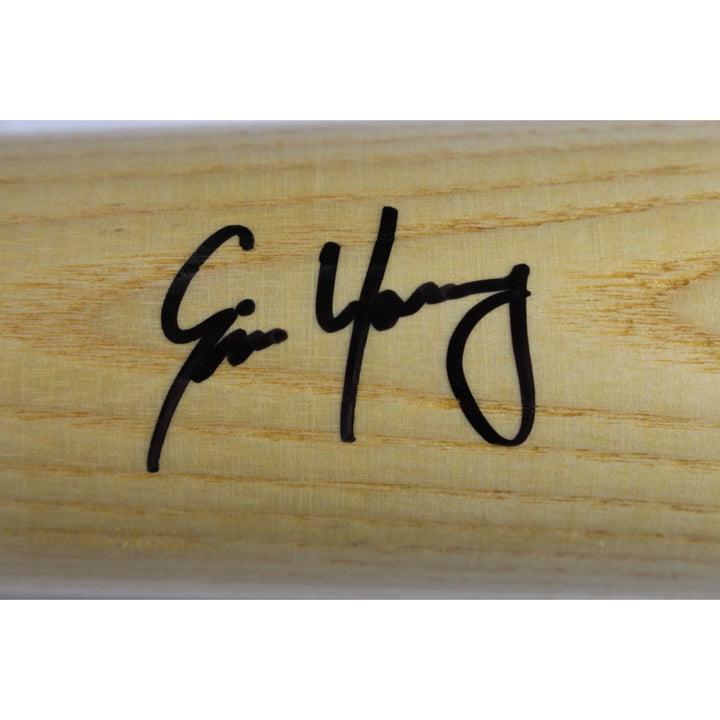 Eric Young Autographed Colorado Rockies Cooperstown Baseball Bat Beckett 53434