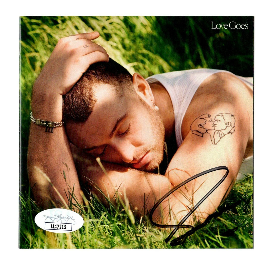 Sam Smith Hand Signed "Love Goes" CD Booklet JSA COA Autograph Diamonds Stranger