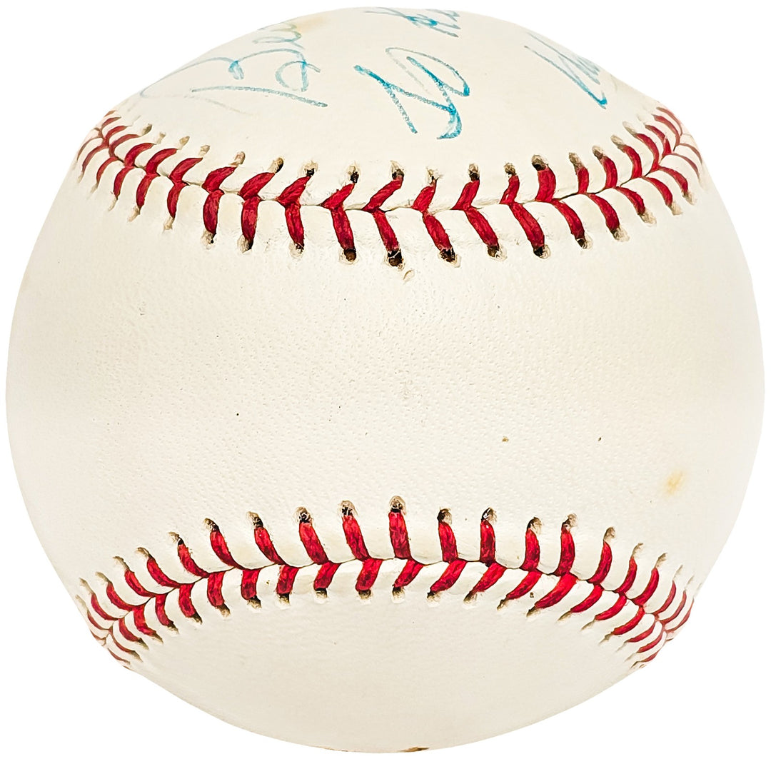 Hank Aaron Signed Wilson MLB Baseball Braves Vintage Signature Beckett