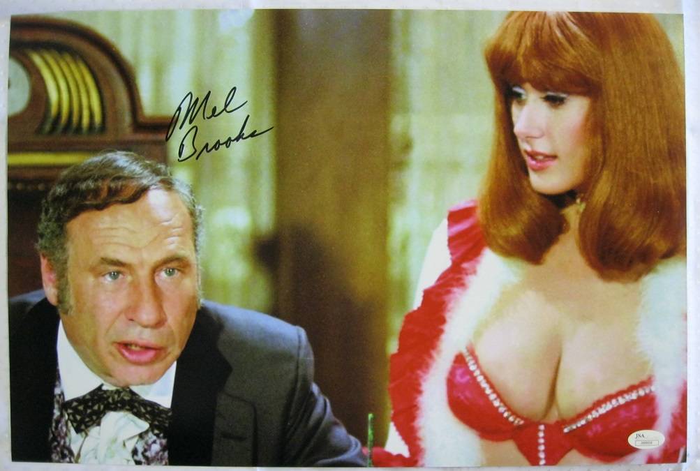 Mel Brooks Signed Blazing Saddles 12x18 Autograph Photo Auto JSA Authentic COA