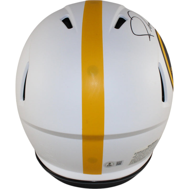 Jerome Bettis Autographed Pittsburgh Steelers Pro Lunar Helmet Beckett 49190
