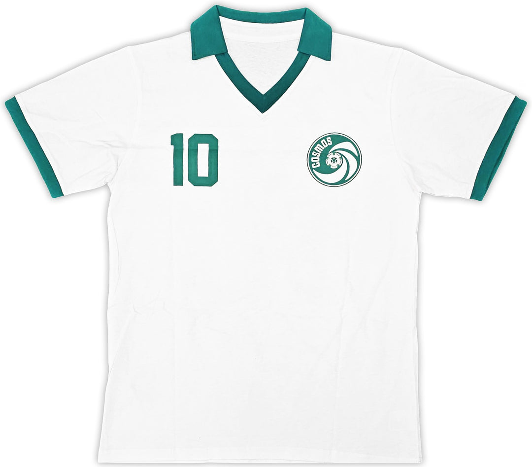 New York Cosmos Pele Autographed Signed White Jersey Beckett BAS