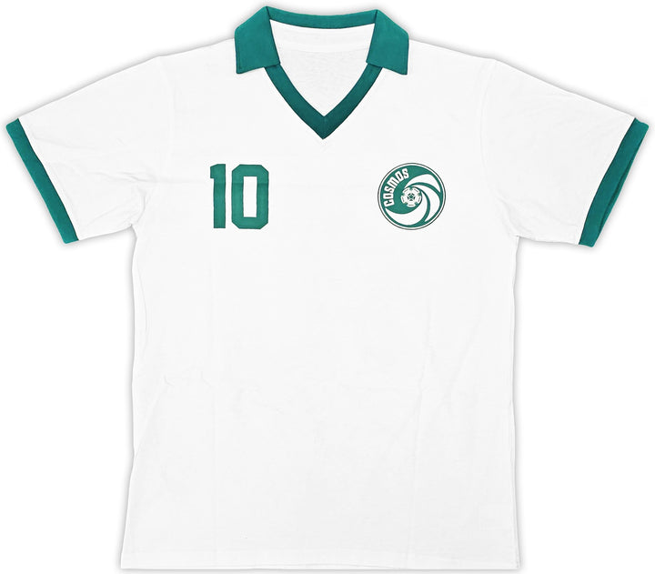 New York Cosmos Pele Autographed Signed White Jersey Beckett BAS