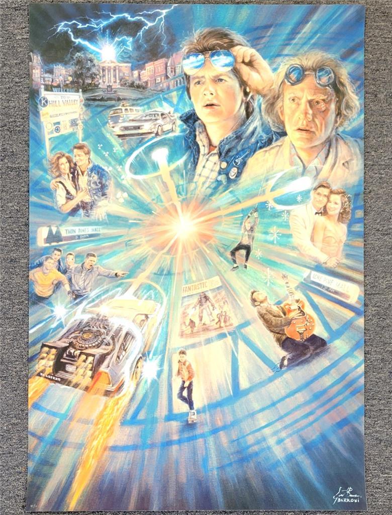 Back to the Future 24x36 Litho Mondo Print Gustavo Barroni Artist Proof AP/10