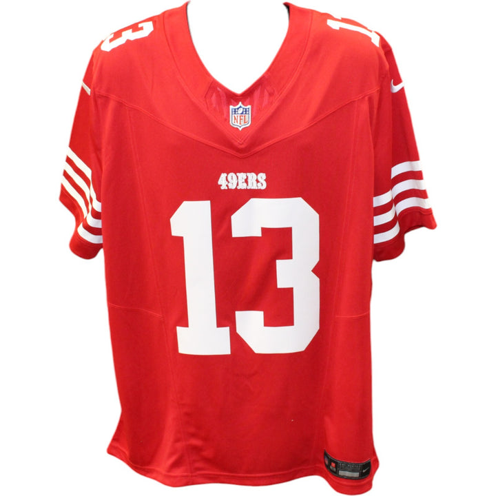 Brock Purdy Autographed San Francisco 49ers Red Nike Vapor Jersey FAN 47970