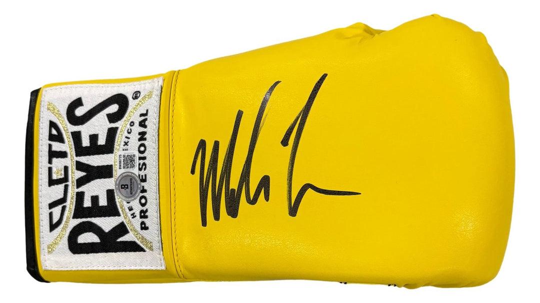 Mike Tyson Signed Right Hand Yellow Cleto Reyes Boxing Glove BAS