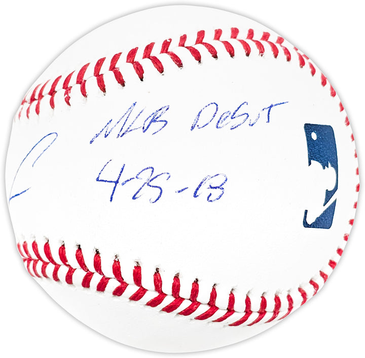 Ronald Acuna Jr. Signed MLB Baseball Atlanta Braves "MLB Debut 4-25-18" Beckett