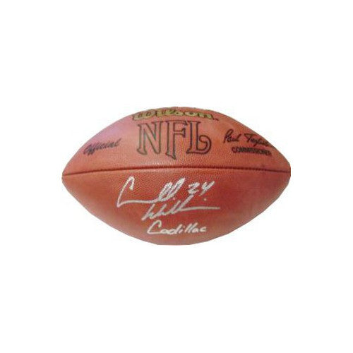 Carnell Williams signed Official NFL Tagliabue Football "Cadillac" (Buccaneers)