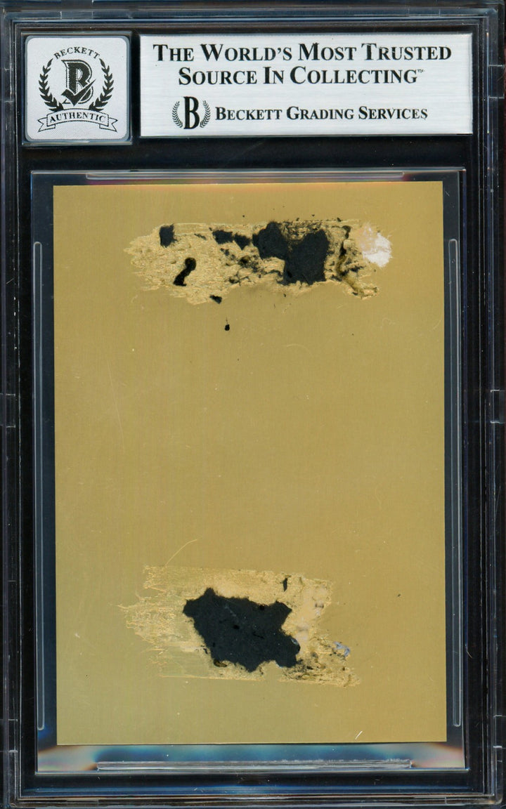 Ted Williams Auto 1981-89 HOF Metal Plaque Card Red Sox Auto 10 Beckett 18629622