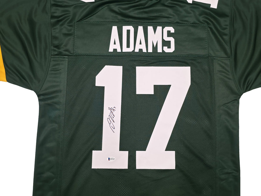 Green Bay Packers Davante Adams Signed Green Jersey Beckett Witness