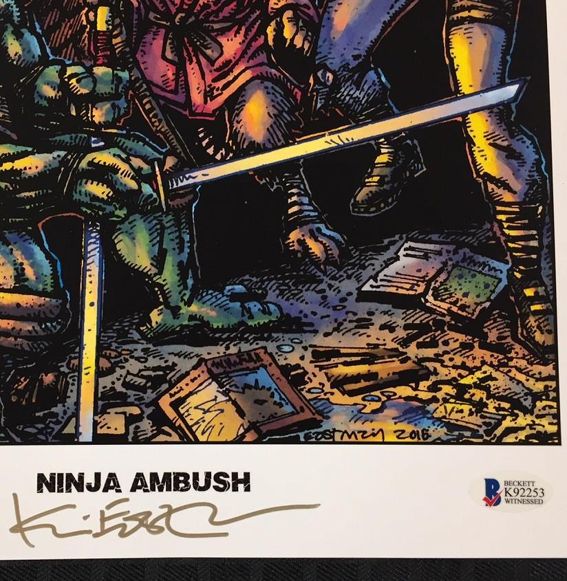 Teenage Mutant Ninja Turtles TMNT Cast (7) Signed 11x17 Photo w/ Beckett BAS COA