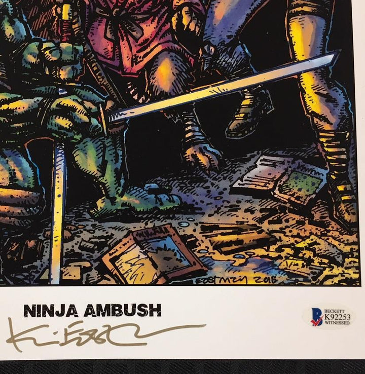 Teenage Mutant Ninja Turtles TMNT Cast (7) Signed 11x17 Photo w/ Beckett BAS COA