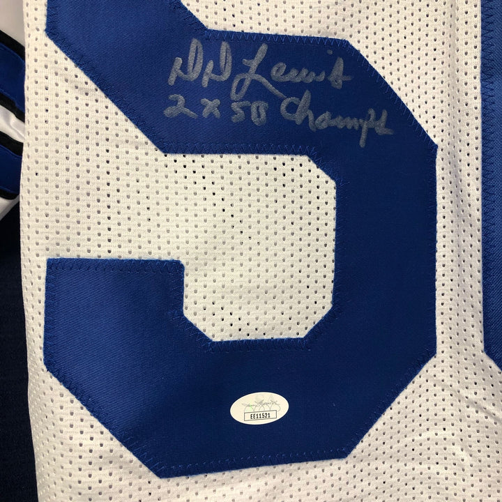 D.D. Lewis Signed Jersey JSA Dallas Cowboys Autographed