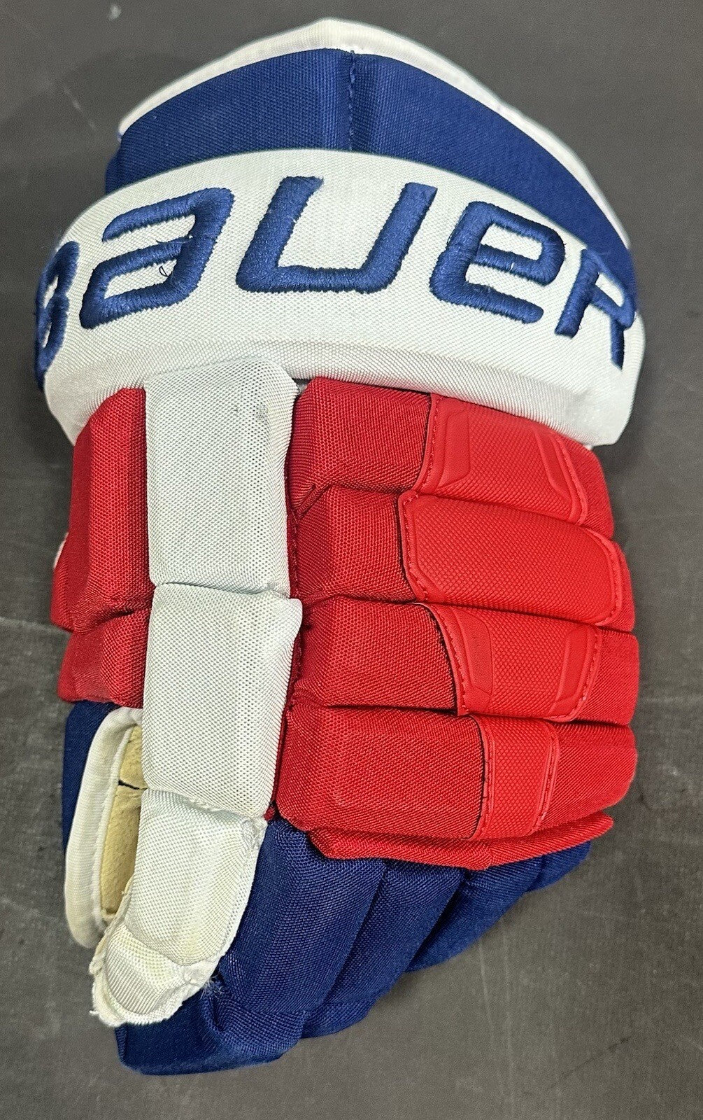 Adam Fox New York Rangers 2022 Game Used Bauer Nexus Gloves Pair Fanatics COA