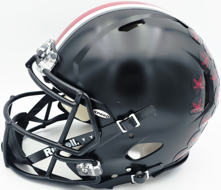 Archie Griffin Eddie George Troy Smith Auto Buckeyes Black Full Size Auth Helmet