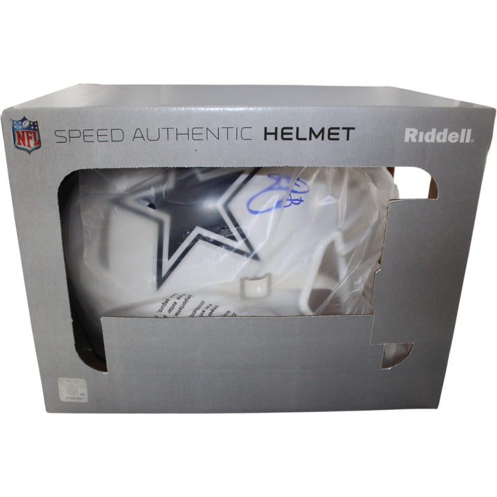 Emmitt Smith Signed Dallas Cowboys Authentic 2022 ALT Helmet Beckett WIT 57520