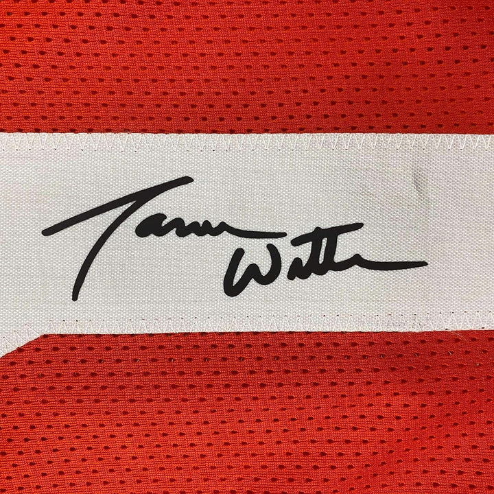 Framed Facsimile Autographed Jason Witten 33x42 Orange Reprint Laser Auto Jersey