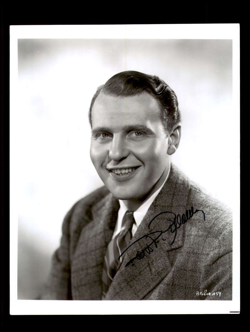 Ralph Bellamy JSA Coa Signed Vintage 8x10 Photograph Autograph