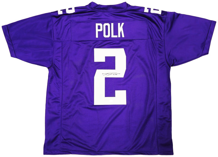 Washington Huskies Ja'Lynn Polk Autographed Signed Purple Jersey MCS Holo