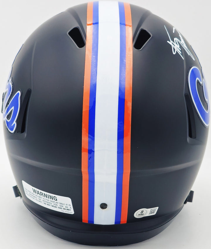 Steve Spurrier Auto Florida Gators Black 2023 Alternate FS Replica Helmet BAS