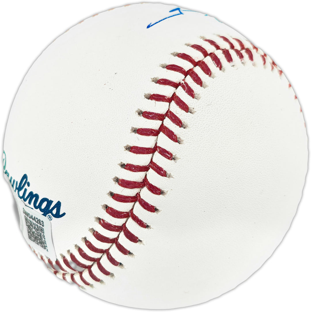 Trevor Hoffman Signed MLB Baseball Padres (Smudged) Beckett Wit