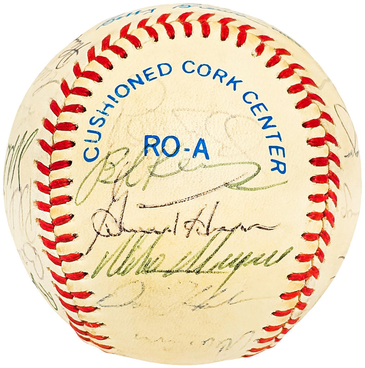 1985 Seattle Mariners Team Signed Signed Official AL Baseball With 24 Signatures