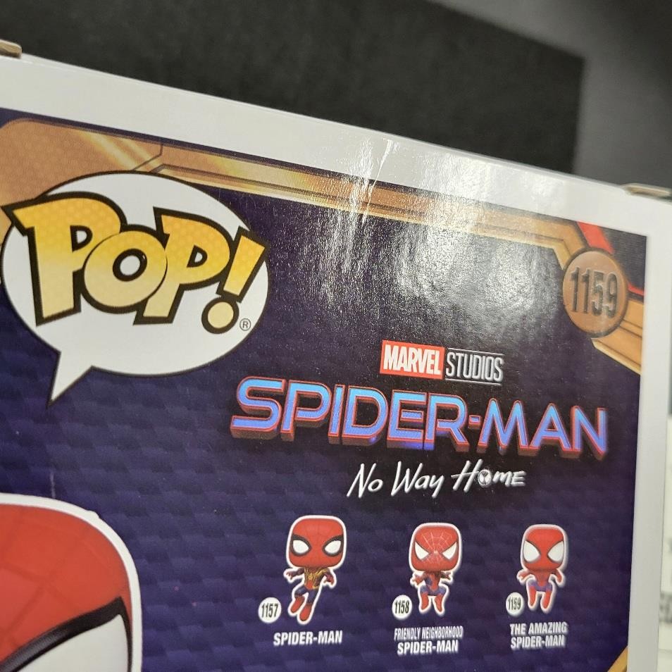 Tobey Maguire signed Amazing Spider-Man Funko Pop 1159 silver auto ~ Beckett BAS