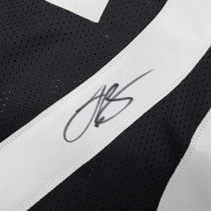 Autographed/Signed Le'Veon LeVeon Bell Pittsburgh Black Jersey Beckett