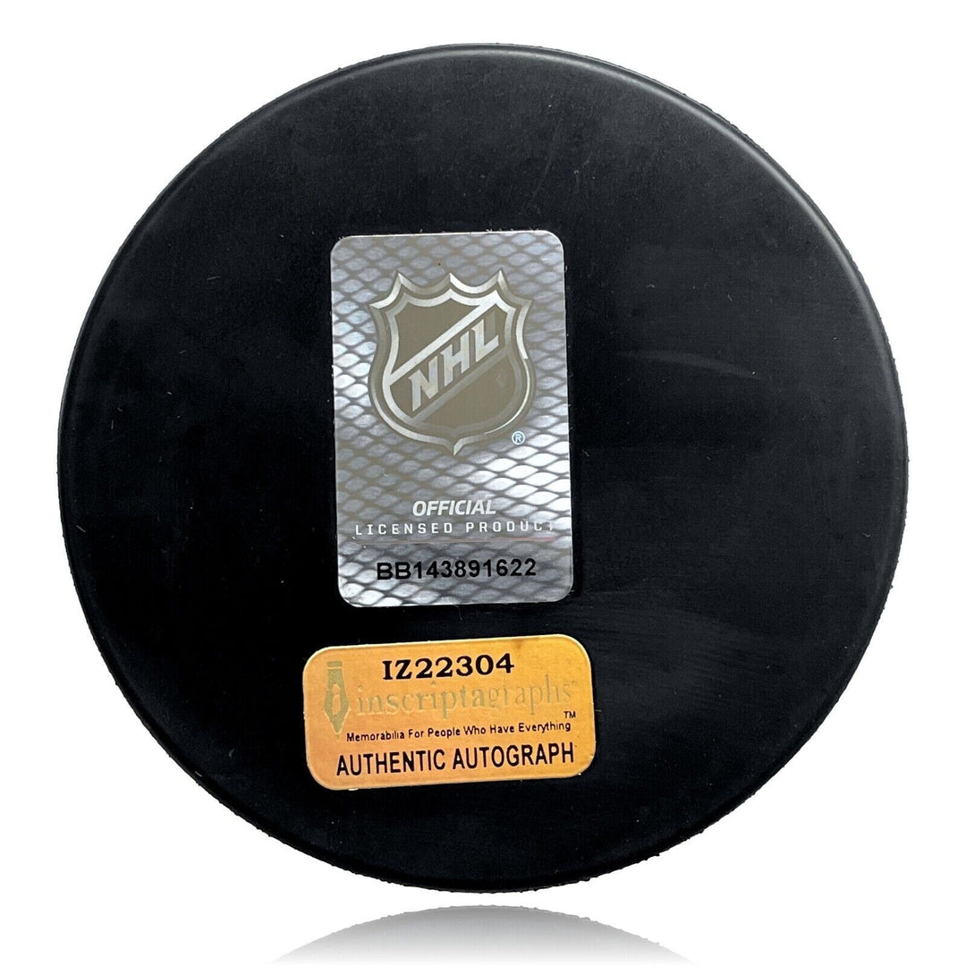 Ivan Barbashev Autographed Stanley Cup Vegas Golden Knights Signed Puck COA IGM