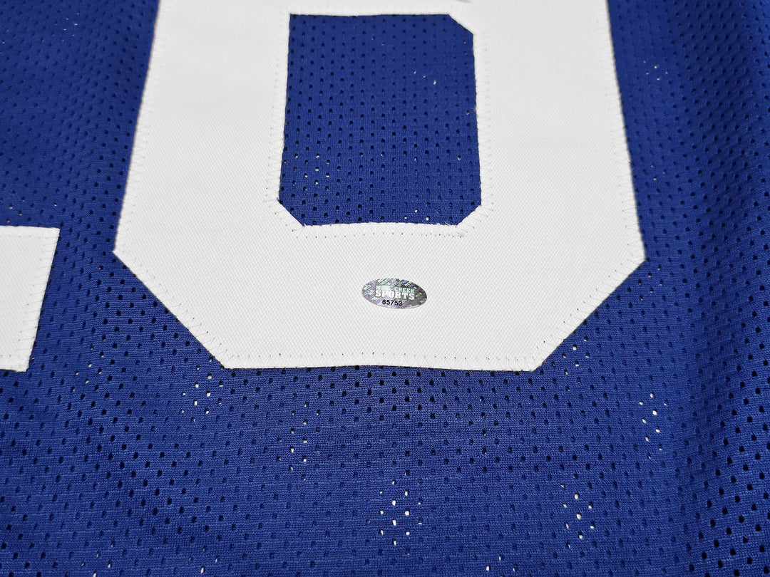 Seattle Seahawks Zach Charbonnet Signed Blue Throwback Jersey MCS Holo