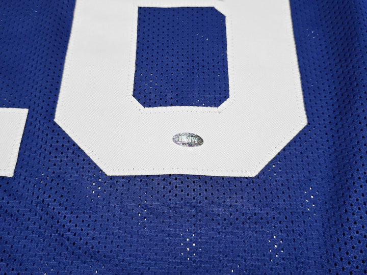 Seattle Seahawks Zach Charbonnet Signed Blue Throwback Jersey MCS Holo