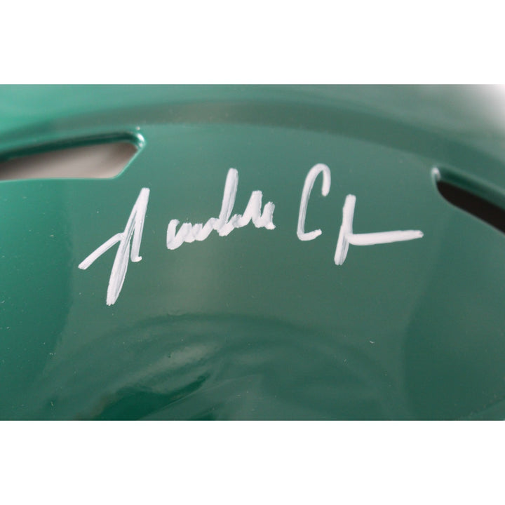 Randall Cunningham Autographed Philadelphia Eagles Pro TB Helmet Beckett 55640