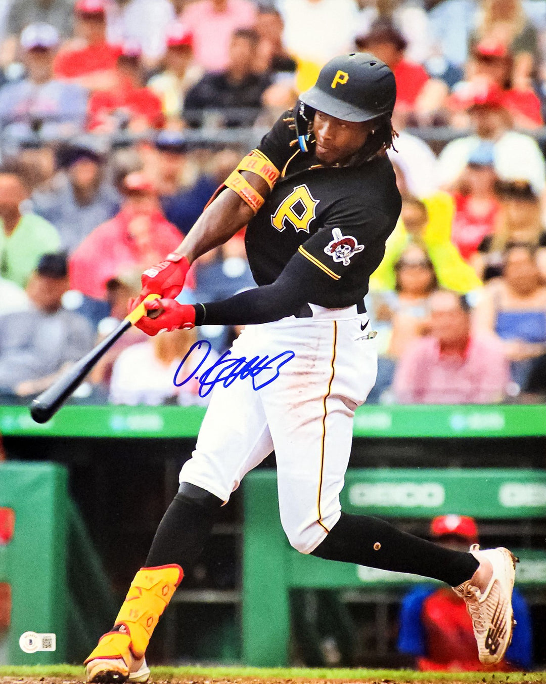 Oneil Cruz Autographed Signed 16x20 Photo Pittsburgh Pirates Beckett