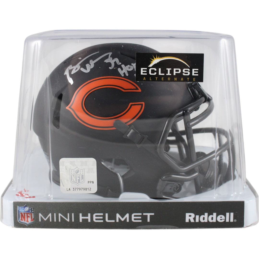 Brian Urlacher Autographed Chicago Bears Eclipse Mini Helmet HOF Beckett 49256
