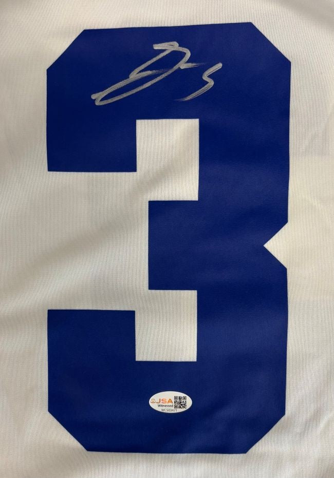 George Pickens Signed Dallas Cowboys White Nike Game Replica Jersey JSA QR