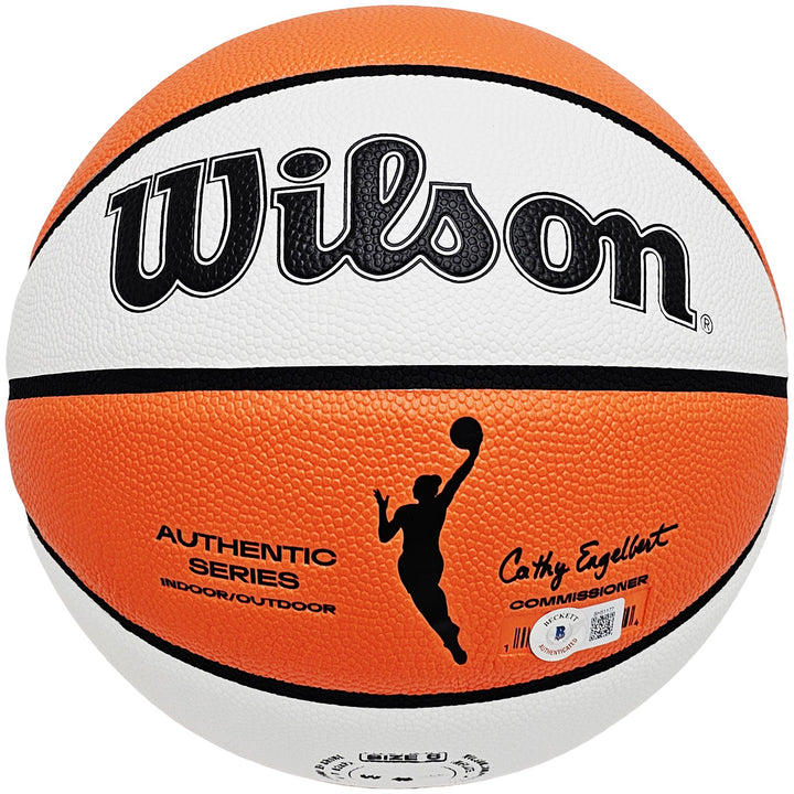 Diana Taurasi Auto Auth White I/O Basketball Phoenix Mercury 3X WNBA Champ BAS